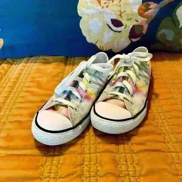 Converse All Star Chuck Taylor Pastel Tie Dye Size 3 - Picture 2 of 3